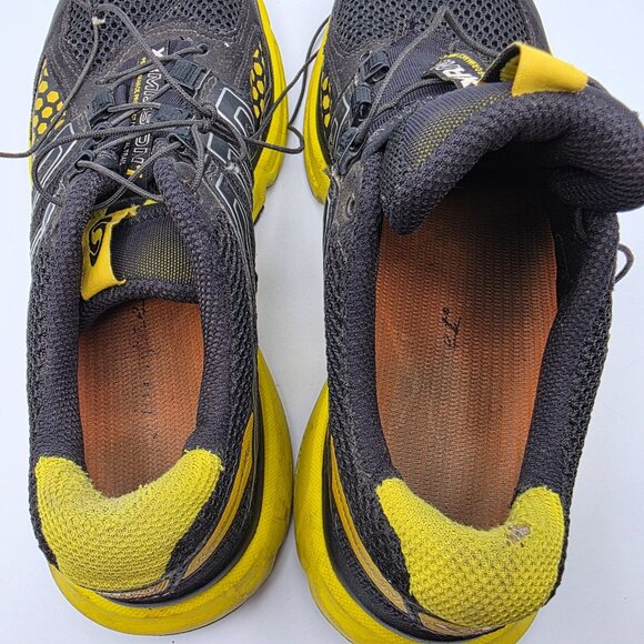 Salomon XR Mission Mens Size 7.5 Black Yellow Athletic Shoes Trails Camping - Picture 5 of 14